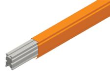 Hevi-Bar II Conductor Bar 1500A, Orange PVC Cover, 20FT Length