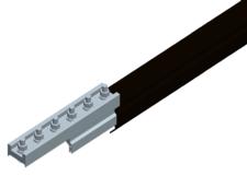 Hevi-Bar II, Splice Kit, 1500A, Black UV Resistant PVC Cover