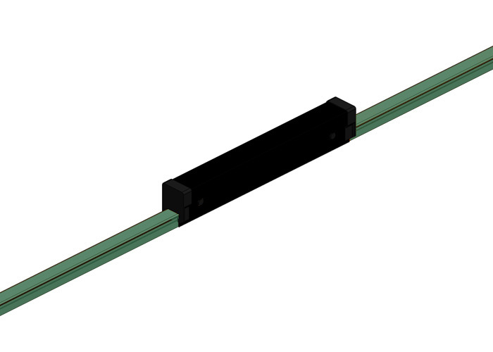 Hevi-Bar II, Expansion Section, Dura-Coat, 500A, Green Std Heat PVC Cover, with Splice