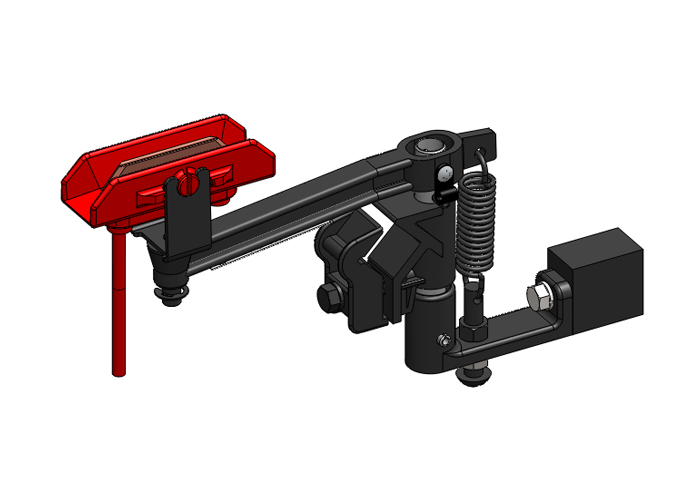 8-Bar Collector,  30A, Single, J-Head, H-Base, Lateral Mount