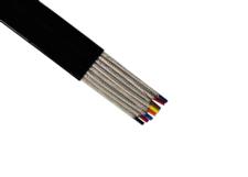Flat Shielded Cable 16 AWG, 12 Conductor