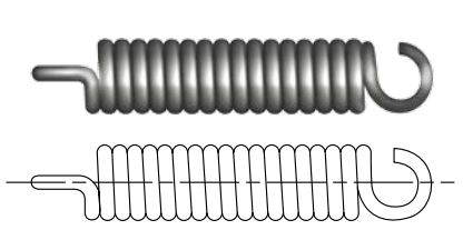 811 Series Tension Spring