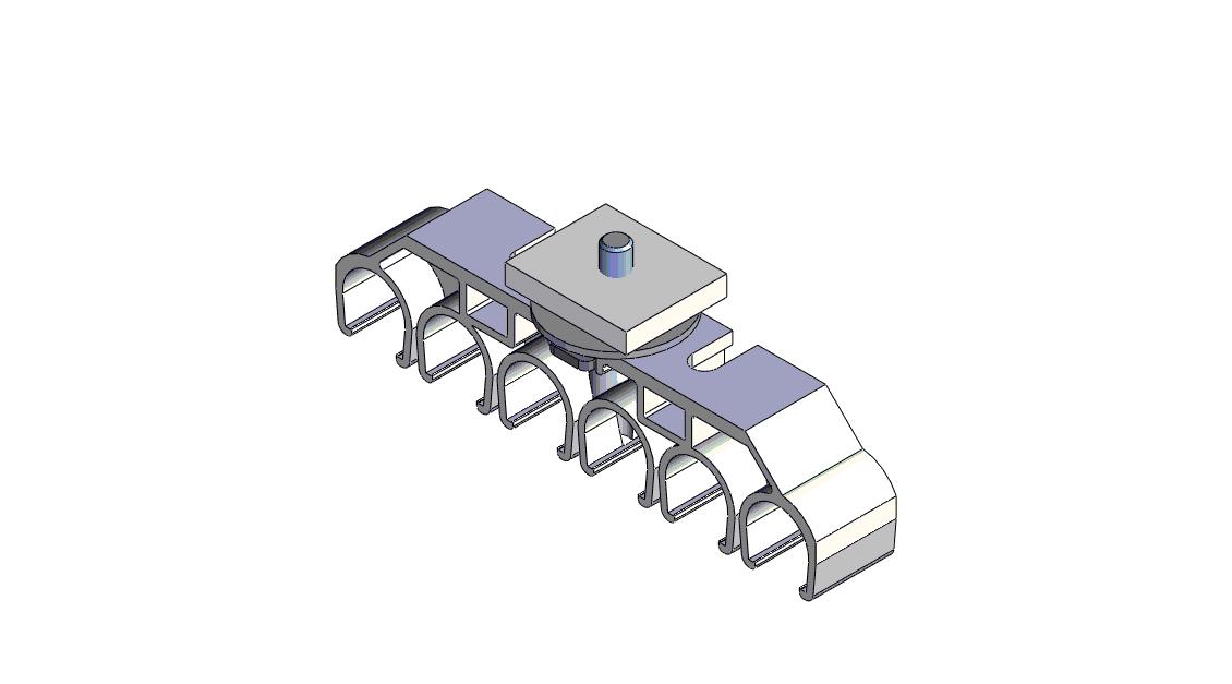 811 Series Hanger Clamp w/ Square-Nut, 6P20 CRA PC