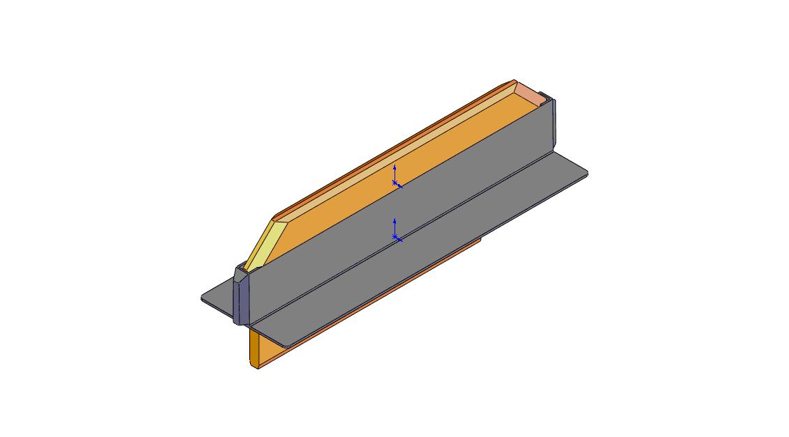 813 Series Conductor Rail Collector Brush 250Amp L=160MM