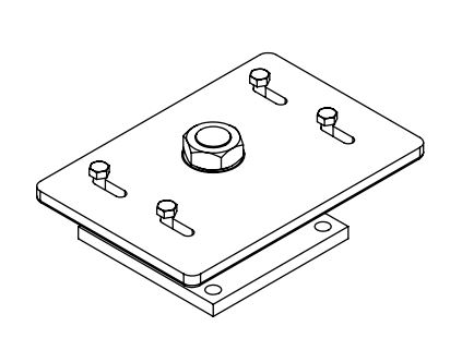 Pivot Base for 1900 and 2400 series PowerReel®