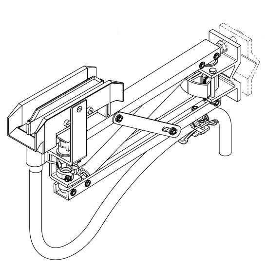 813 Series Conductor Rail Current Collector 1 Pole 250Amp PH V SS