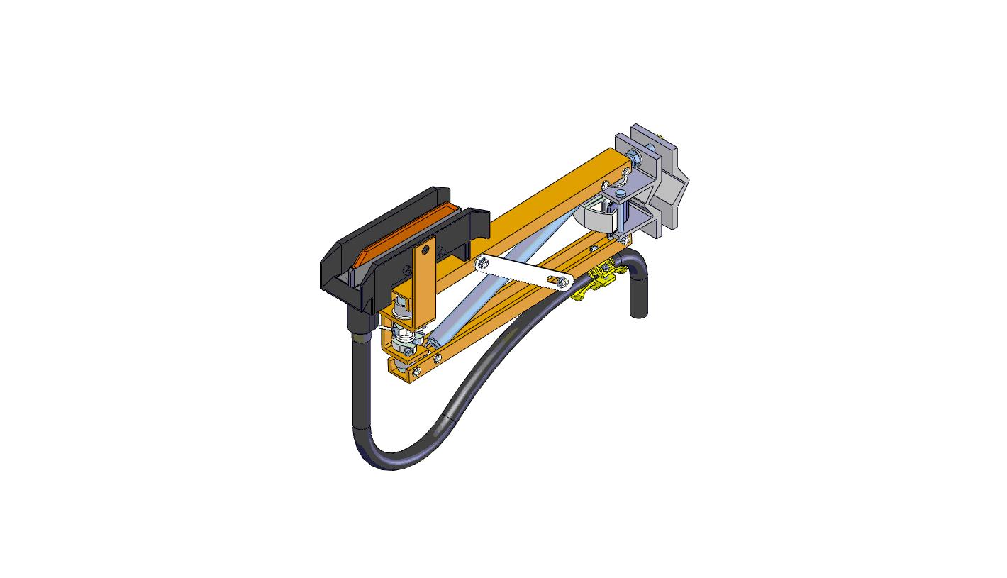 813 Series Conductor Rail Current Collector 1 Pole 250Amp PH V SS