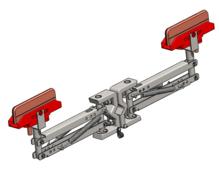 Hevi-Bar II, Collector, 250A, Tandem, J-Head, C-Base, Stainless Steel (for 500A bar)