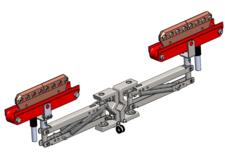 Hevi-Bar II, Collector, 400A, Tandem, R-Head, C-Base, Stainless Steel (for 700A to 1500A bar)