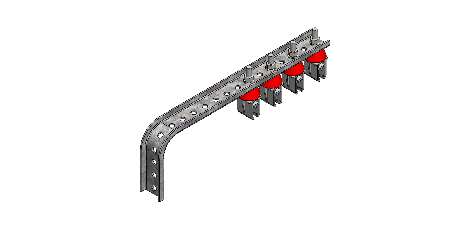 8-Bar Web Bracket Insulator 1-3-5-7