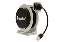 VersaReel Spring-Driven Cable Reel, 12AWG/3 Conductors, 50FT, w/Single Receptacle, 20A