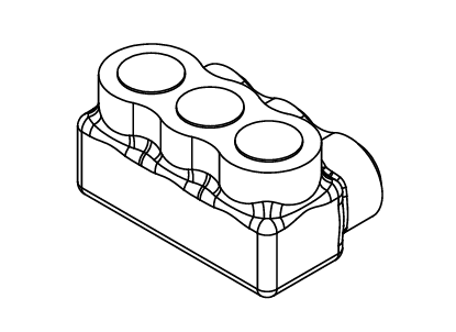 Collectors Connector 3 COND. MLTI-TAP 14-2/0 AWG