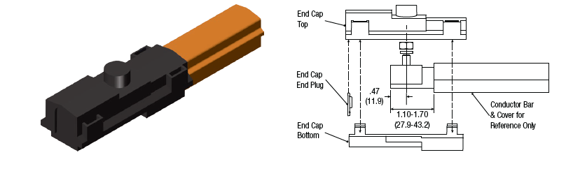 Safe-Lec 2 End Cover ASSY CU/ST