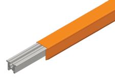 Hevi-Bar II Conductor Bar 500A, Orange PVC Cover, 20FT Length