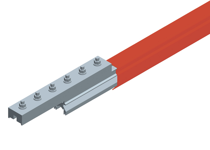 Hevi-Bar II, Splice Kit,  500A, Med Heat Polycarbonate Cover