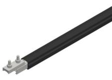 Safe-Lec 2 Conductor Bar 200A AL/SS, Black UV Resistant PVC Cover, w/ Splice Joint, 4.5M