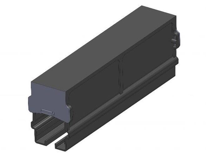 Safe-Lec 2 Joint Cover, Black UV Resistant PVC (used for all PVC systems)