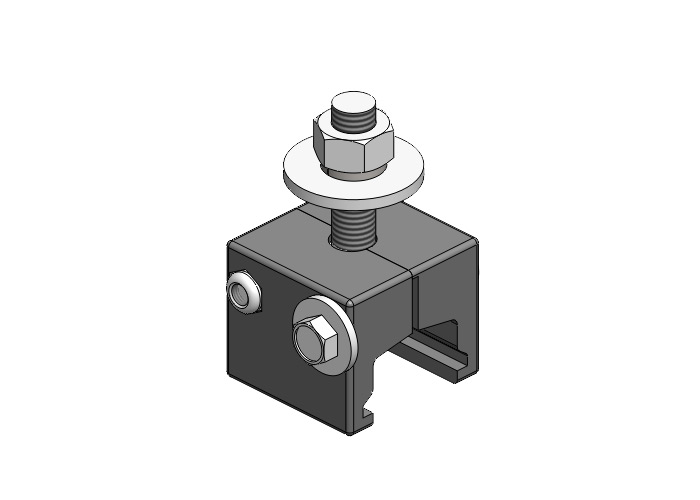 Safe-Lec 2 Anchor Clamp, Standard, Plated Hardware