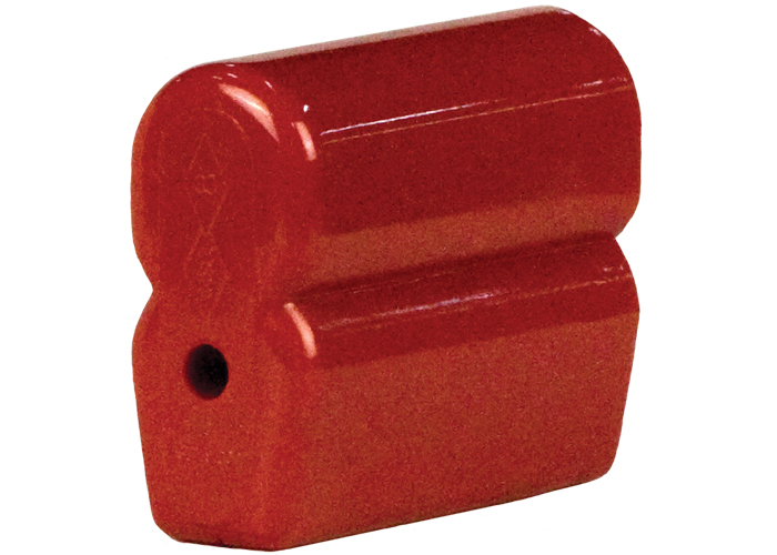 8-Bar End Cap, Red Lexan Medium Heat For 40A, 110A, and 350A Bar