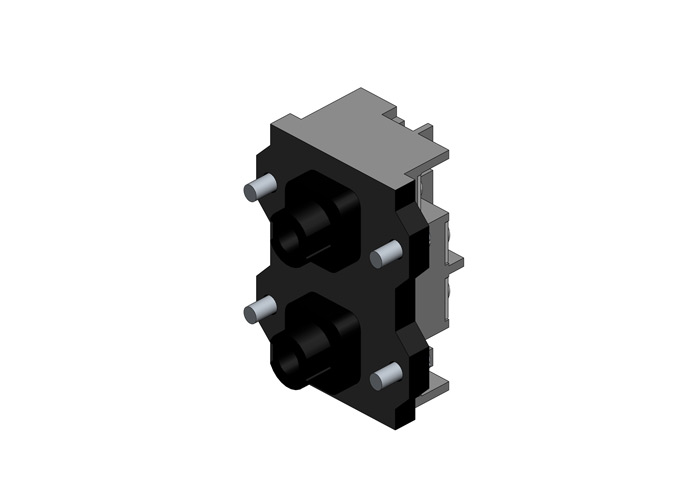 80 Series Pendant Switch, Momentary 2-no 2-nc w/o Interlock, Single-speed