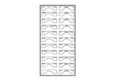 80 Series Pendant Legend Sheet, For Selector Switches - Sheet 2