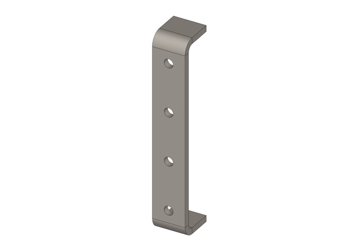 Hevi-Bar II, Bracket, Web, Lateral Mount , for 4 Conductor Bars (Hangers not Included)