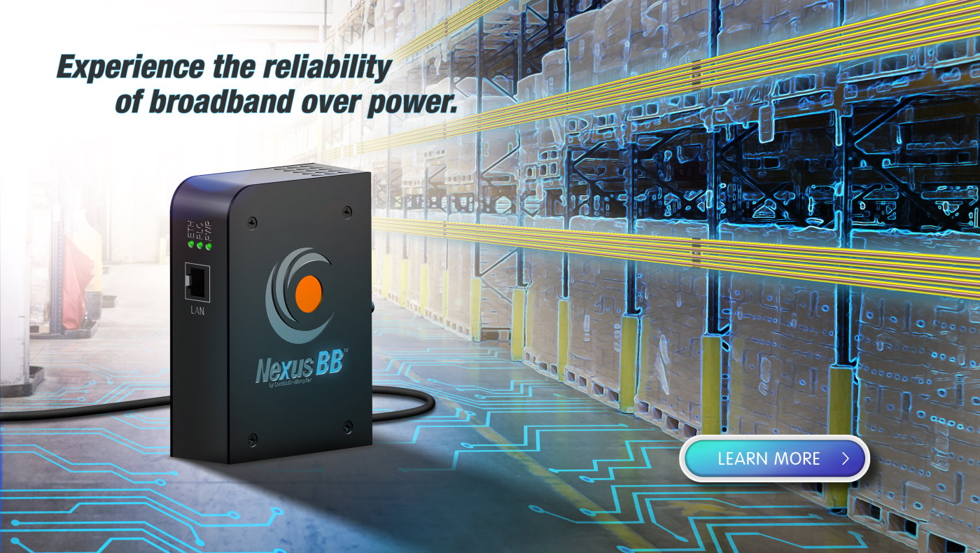 NEXUS BB by Conductix-Wampfler - Experience the reliability of broadband over power.