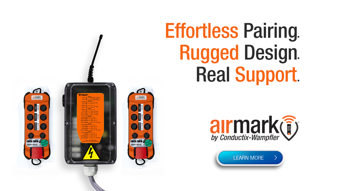 Airmark by Conductix-Wampfler - Did we engineer the perfect radio for overhead cranes?